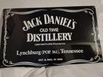 Reclamebord emaillen Jack Daniel’s, Ophalen of Verzenden, Gebruikt, Reclamebord