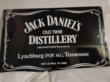 Reclamebord emaillen Jack Daniel’s beschikbaar voor biedingen