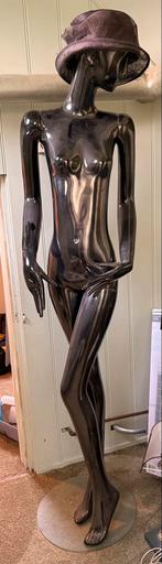 Slanke zwarte dames paspop - 1.85m, Ophalen