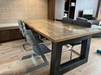 JORG robuuste industriele eettafel-oude wagondelen, Ophalen, Gebruikt, 200 cm of meer, 50 tot 100 cm