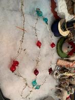 Antiek Vintage tinsel #Kerst Kralenketting, Diversen, Kerst, Gebruikt, T, Ophalen of Verzenden, N