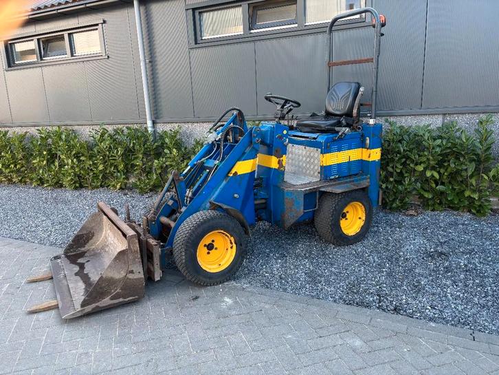 Knikmops 90 (bj 2009), Zakelijke goederen, Machines en Bouw | Kranen en Graafmachines, Wiellader of Shovel