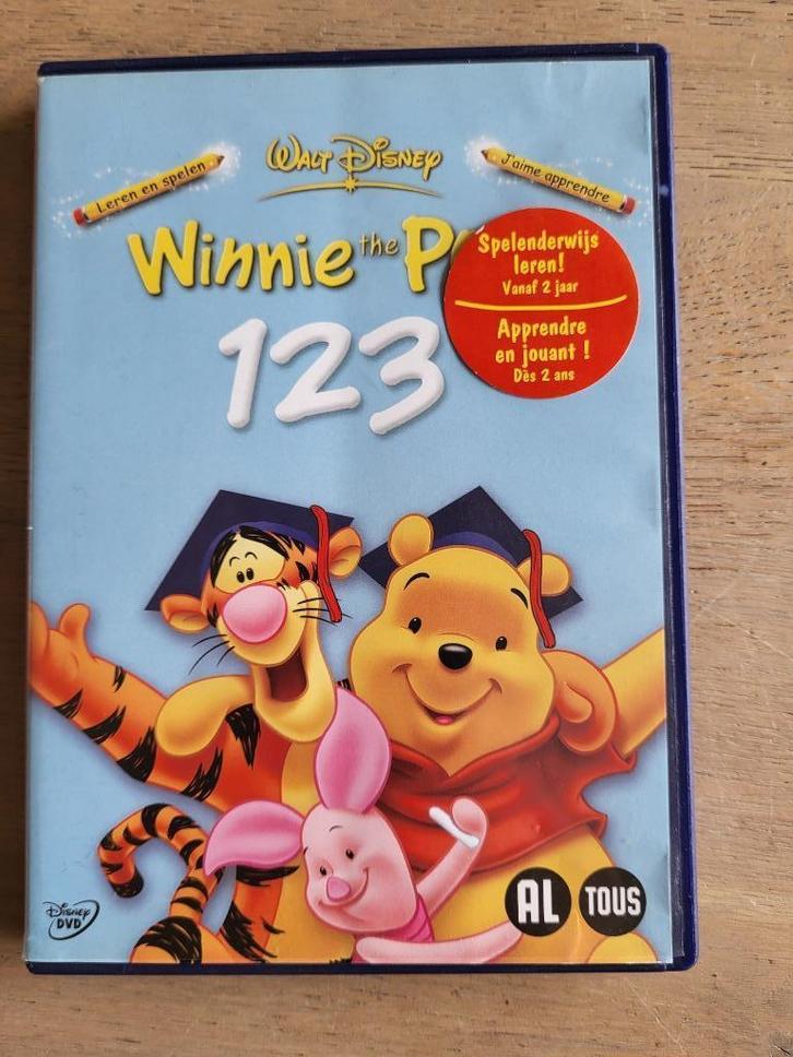 DVD Winnie the Pooh 1 2 3 laat het telfeest beginnen!, Cd's en Dvd's, Dvd's | Tv en Series, Zo goed als nieuw, Komedie, Alle leeftijden