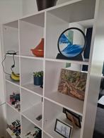 Witte open kallax kast / room divider, Ophalen, Met plank(en), Kunststof, 100 tot 150 cm