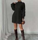 Zwarte sweater jurk, Kleding | Dames, Jurken, Zwart, Maat 42/44 (L), Nieuw, Ophalen of Verzenden