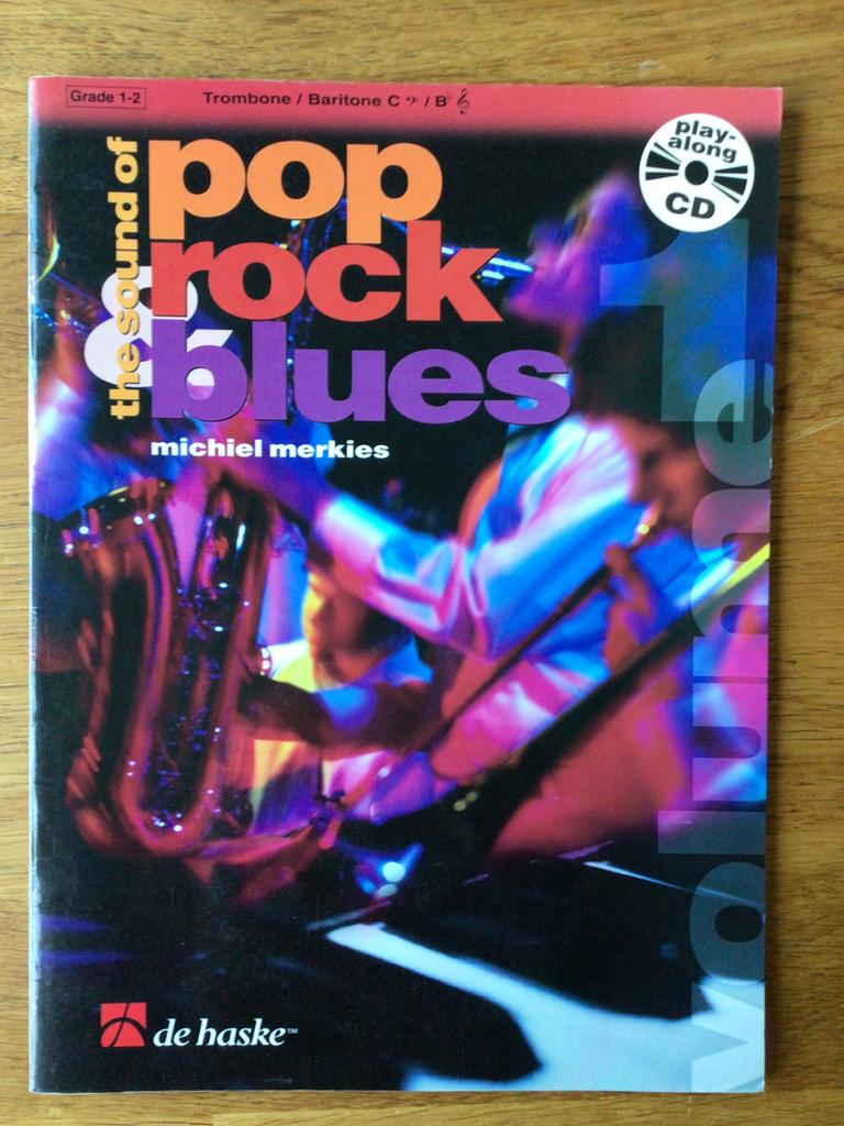 Michiel Merkies The sound ofpop rock blues voor trombone +cd, Ophalen of Verzenden, Zo goed als nieuw, Thema, Populair