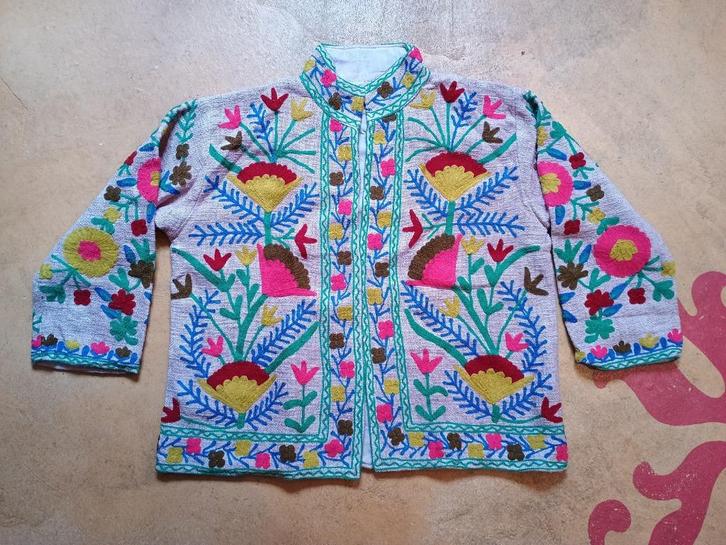 Suzani jacket (licht roze) - one size, Kleding | Dames, Jasjes, Kostuums en Pakken, Nieuw, Jasje, Overige kleuren, Ophalen of Verzenden