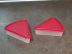 Tupperware pizza/brie/taart punt rood, Ophalen of Verzenden, Rood