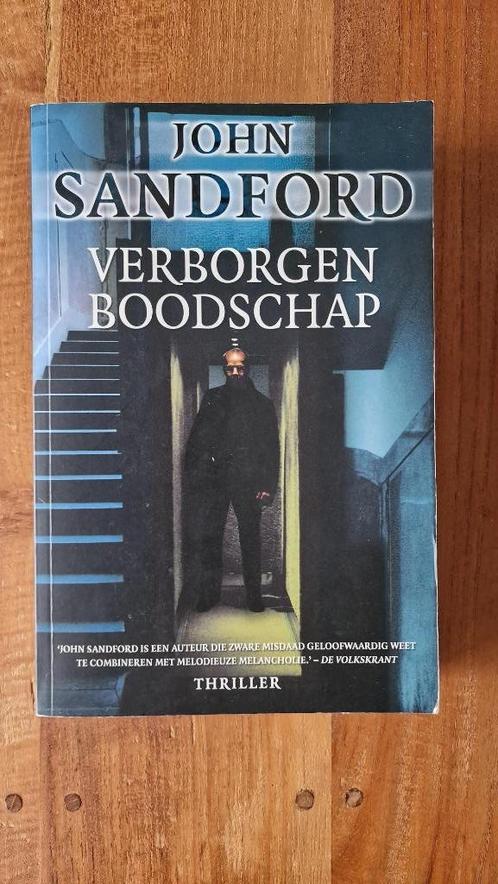 Verborgen boodschap - John Sandford., Boeken, Thrillers, Nederland, Ophalen of Verzenden