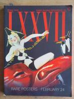 Catalogus Poster Auctions International New York, Boeken, Kunst en Cultuur | Beeldend, Verzenden, Zo goed als nieuw