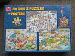 12 x Jan van Haasteren Puzzel, Ophalen of Verzenden, 500 t/m 1500 stukjes, Zo goed als nieuw, Legpuzzel