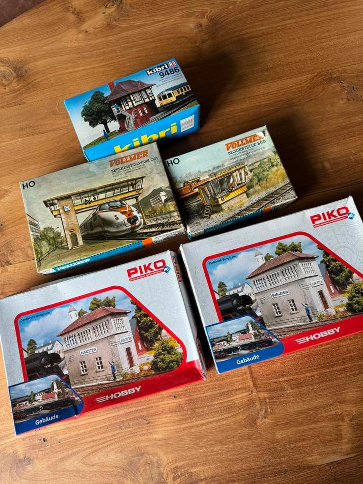 Seinhuisjes kibri, piko en vollmer 1:87, Hobby en Vrije tijd, Modeltreinen | H0, Zo goed als nieuw, Brug, Tunnel of Gebouw, Gelijkstroom of Wisselstroom