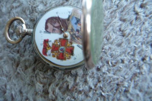 antiek  zakhorloge met afbeelding tsaar  nicolaus ii zilver, Sieraden, Tassen en Uiterlijk, Horloges | Antiek, Zakhorloge, Overige merken