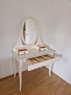 Hemnes Luxe Kaptafel. Inclusief Glazen Plaat, Ophalen, Gebruikt, 50 tot 100 cm, 150 tot 200 cm
