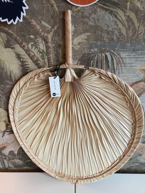 NIEUWE Madam Stoltz wanddeco muurdecoratie palmblad riet, Ophalen of Verzenden, Nieuw