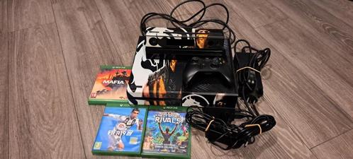 Xbox One +Kineckt+Coverter S/X versie +controller+3 Games !!, Spelcomputers en Games, Spelcomputers | Xbox One, Gebruikt, Xbox One