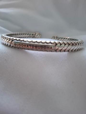 Buddha to Buddha Ben Torque klemarmband 925 Sterling Silver beschikbaar voor biedingen