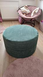 Ronde groene poef intratuin, Ophalen, Gebruikt, Rond, 75 tot 100 cm