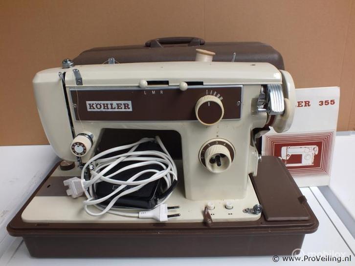 Online Veiling: Kohler naaimachine, Hobby en Vrije tijd, Naaien en Fournituren, Gebruikt