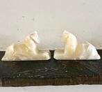 Twee marmeren sfinx beeldjes, Antiek en Kunst, Ophalen of Verzenden