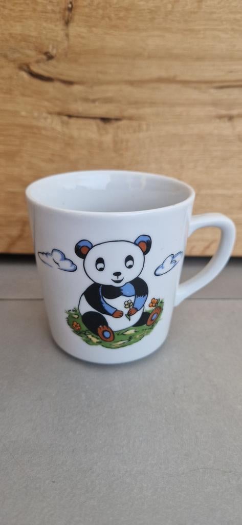 Kahla Kinder Ontbijtservies Kopje Panda - Zo goed als nieuw, Verzenden