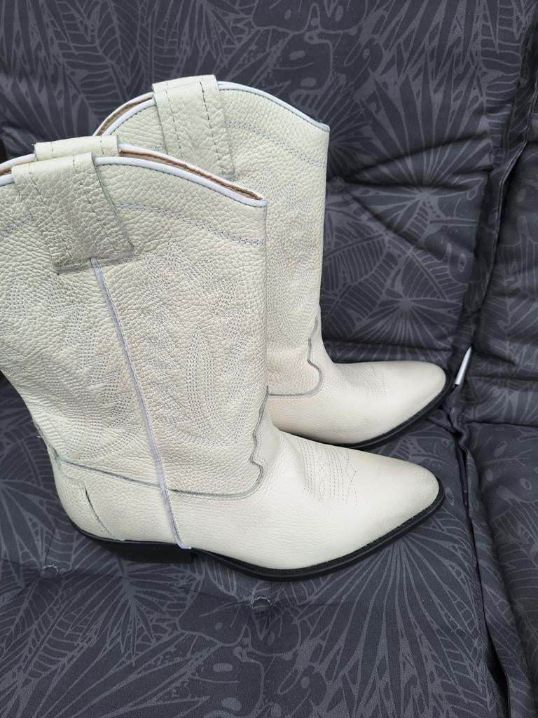 Nieuwe Shoecolate western laarzen maat 40, Shoecolate, Wit, Lage of Enkellaarzen, Nieuw