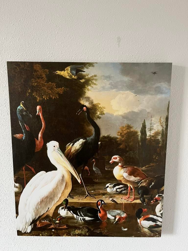 Canvas Melchior d’Hondecoeter, Ophalen