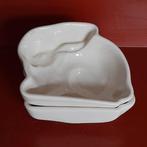 2 Puddingvormen Konijntje, Ophalen of Verzenden, Gebruikt