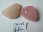 rozenkwarts 2 samen 2,00 edelsteen mineraal 1 rozekwarts, Ophalen of Verzenden, Zo goed als nieuw