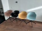 Vier mooie kleurrijke eetkamerstoelen, Ophalen, Zo goed als nieuw, Overige kleuren, Vier