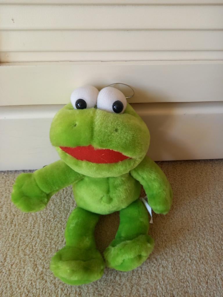 Leuke groene kikker knuffel van Kimmie's, Kikker, Groen, Overige merken, Overige karakters