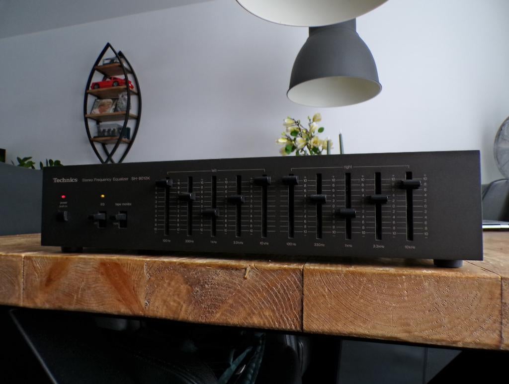 Vintage Technics 10bands stereo frequency equalizer SH-8010K, Ophalen of Verzenden, Gebruikt, Audio