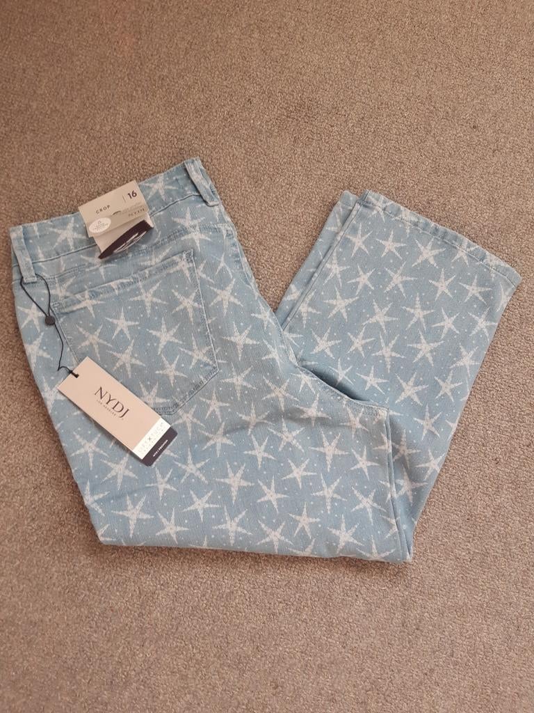 NYDJ maat 16, Ophalen of Verzenden, Nieuw, Blauw, Driekwart