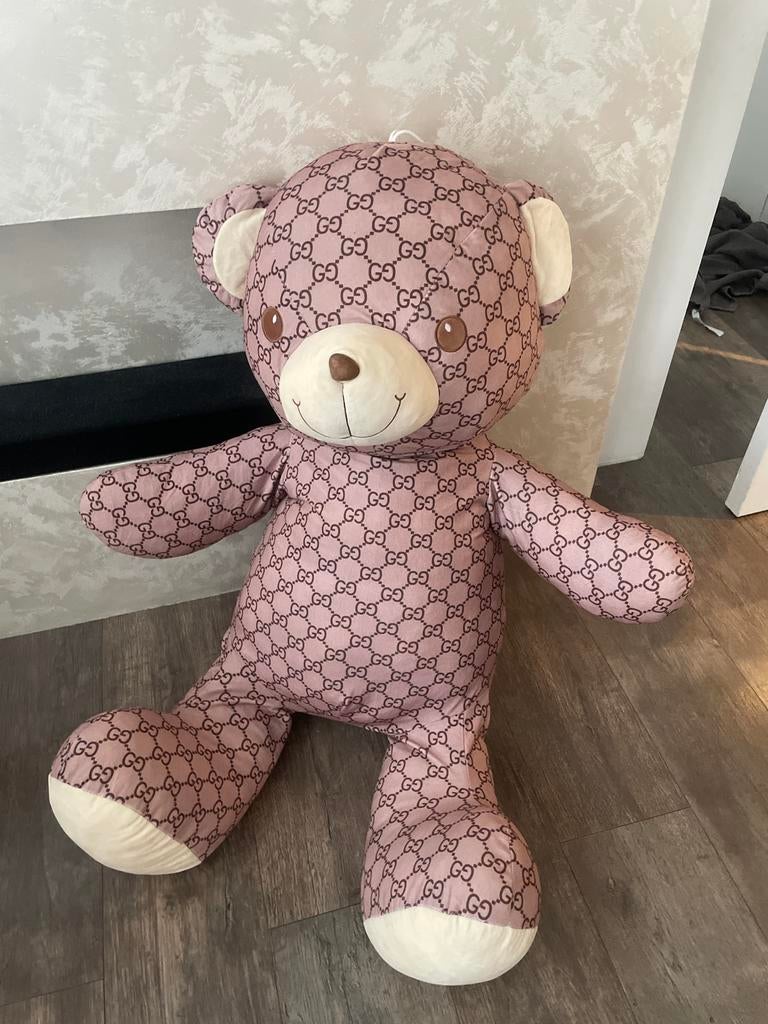 Grote Gucci Beer Knuffel - Zo goed als nieuw, Ophalen, Overige merken, Overige karakters, Beer