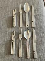 2 x vintage bestekset bestek duit Duitsland, Ophalen of Verzenden, Landmacht, Duitsland, Embleem of Badge