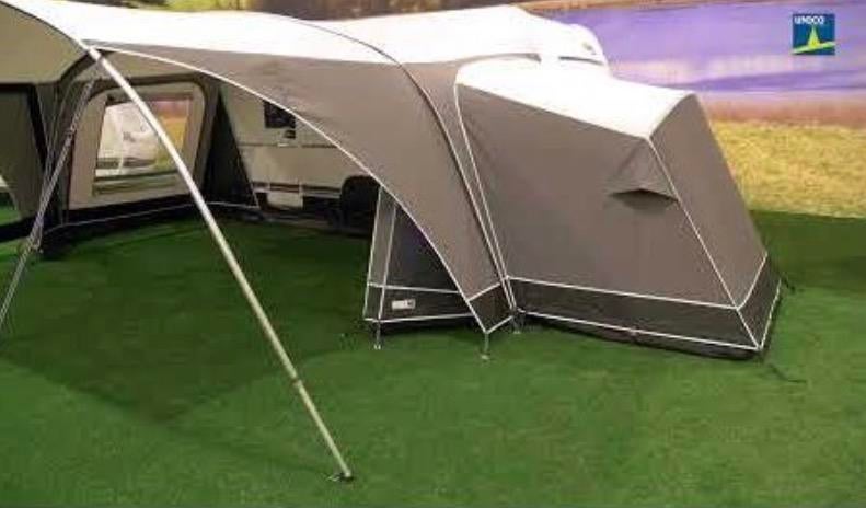 Uitbouw gezocht voor een Unico bologna bora grey diepte 280, Caravans en Kamperen, Voortenten en Luifels, Ophalen of Verzenden