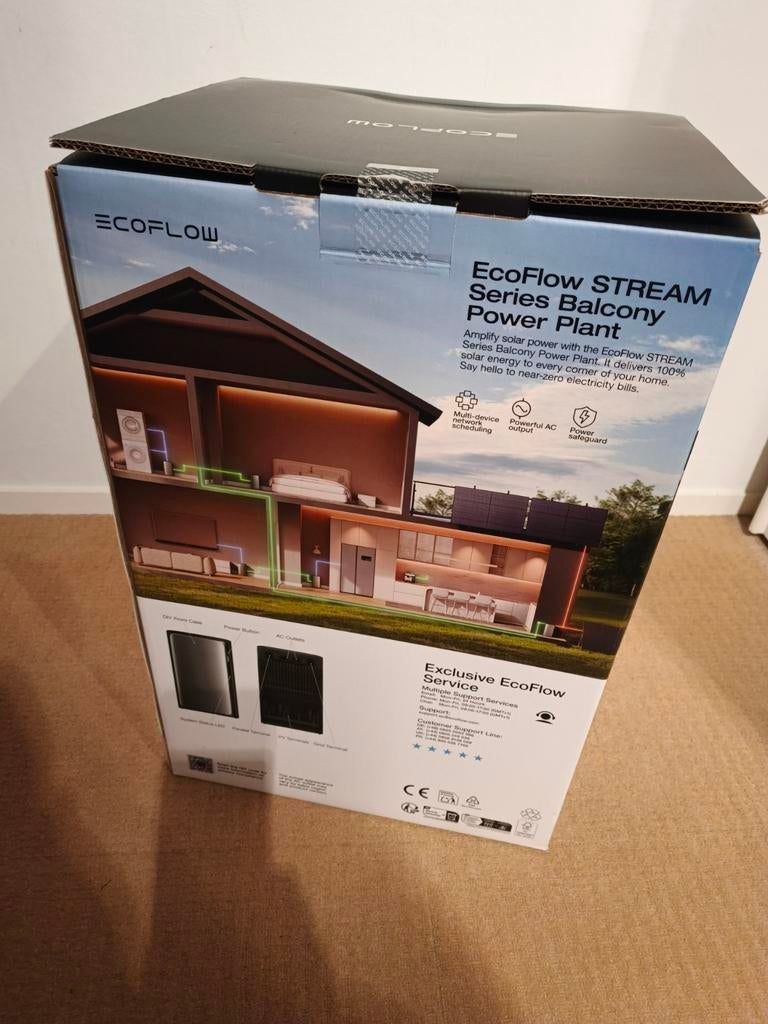EcoFlow STREAM Pro Plug-in Solar Batterij - Nieuw in doos, Ophalen of Verzenden, Nieuw