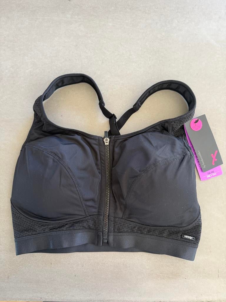 Sportbeha 70E hunkemoller, Kleding | Dames, Sportkleding, Ophalen of Verzenden, Nieuw, Maat 38/40 (M), Zwart