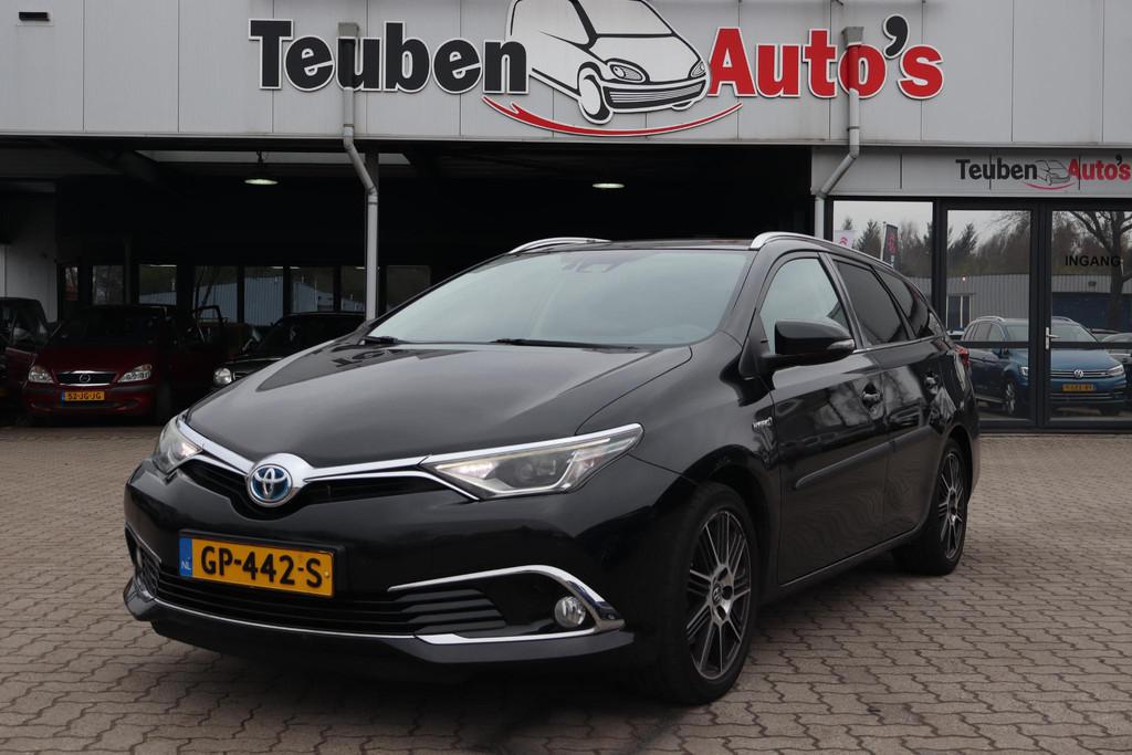 Toyota Auris Touring Sports 1.8 Hybrid Lease pro, Auto's, Toyota, 136 pk, Gebruikt, Euro 6, Leder en Stof