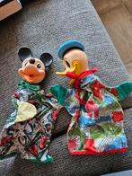 Mickey Mouse en Donald Duck handpoppen, Verzamelen, Disney, Ophalen of Verzenden