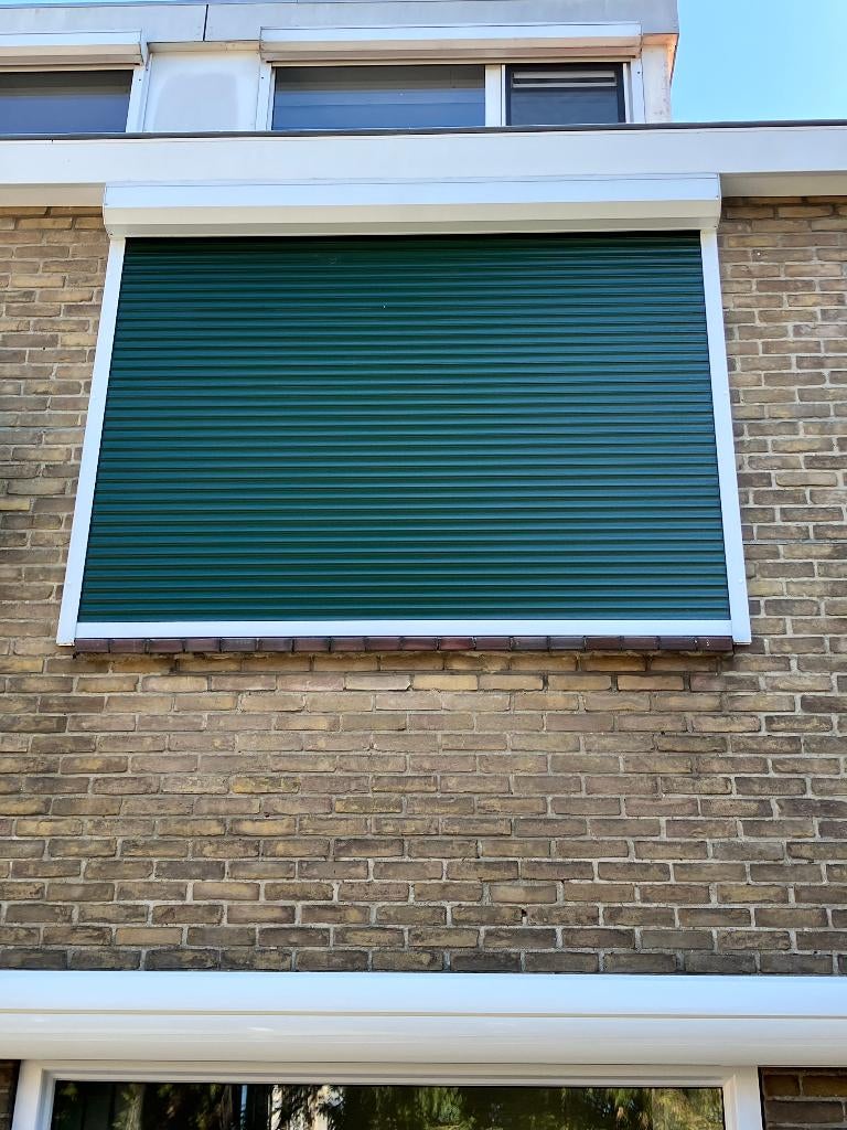 Elektrisch Rolluik, Doe-het-zelf en Verbouw, Rolluiken, Ophalen, Gebruikt, Minder dan 100 cm, Wit