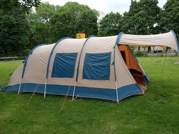 Michigan tunneltent voor 6 personen, Caravans en Kamperen, Tenten, Ophalen of Verzenden, Gebruikt, Tot en met 6