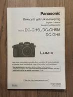 Panasonic Lumix DC-GH5(L/M) Beknopte Gebruiksaanwijzing, Ophalen of Verzenden, Gelezen