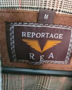 Reportage REA Suède Jas - Cognac - Maat M, Ophalen of Verzenden