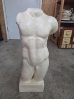 Wit beeld van een mannenbuste, Ophalen of Verzenden