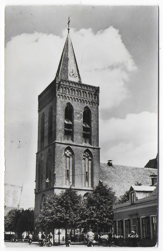 Ede Ned Hervormde Kerk Gelopen Ansichtkaart ( B7334 ), Verzamelen, Ansichtkaarten | Nederland, Ophalen of Verzenden, 1960 tot 1980
