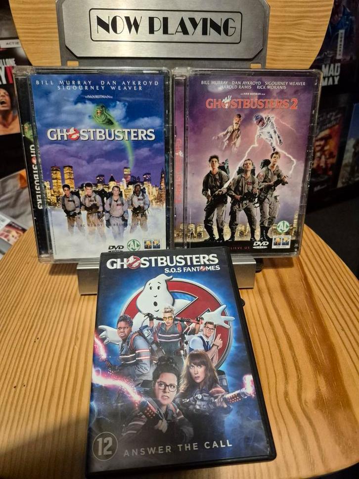 Ghostbusters 1, 2 & 3 DVD Boxset - NL Ondertiteld, Cd's en Dvd's, Dvd's | Komedie, Gebruikt, Actiekomedie, Boxset, Vanaf 12 jaar