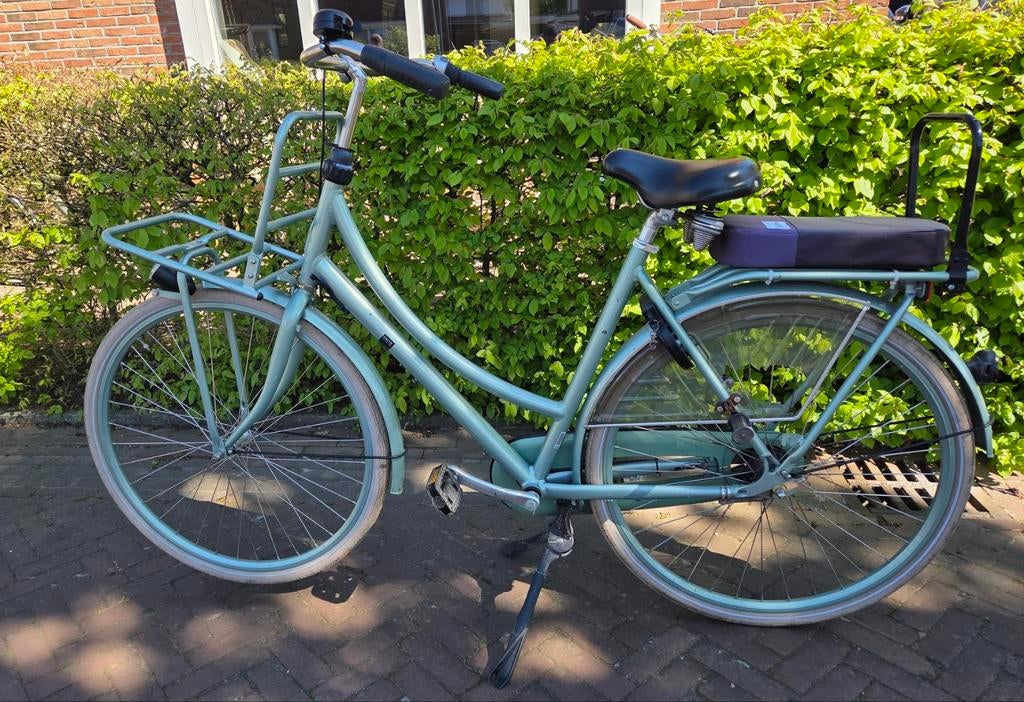 Batavus cnctd damesfiets mintgroen, Ophalen, Gebruikt