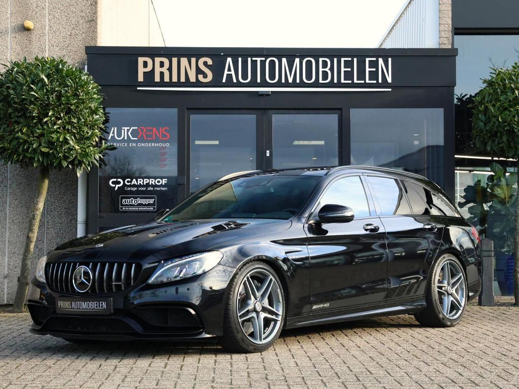 Mercedes-Benz C-klasse Estate AMG 63 Carbon|Headup|Pano|Adap, Automaat, Achterwielaandrijving, Zwart, C-Klasse