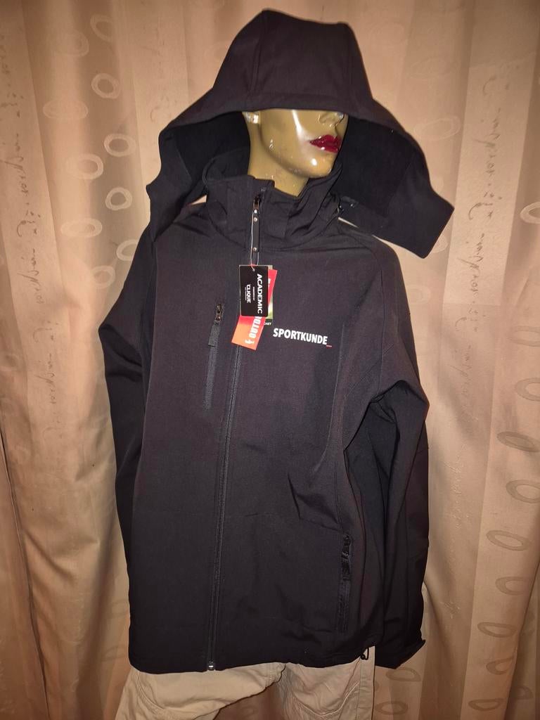 Fijne softshell jas voor de opleiding Sportkunde XL, Ophalen of Verzenden, Nieuw, Zwart, Overige typen